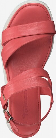 TAMARIS Strap Sandals in Red