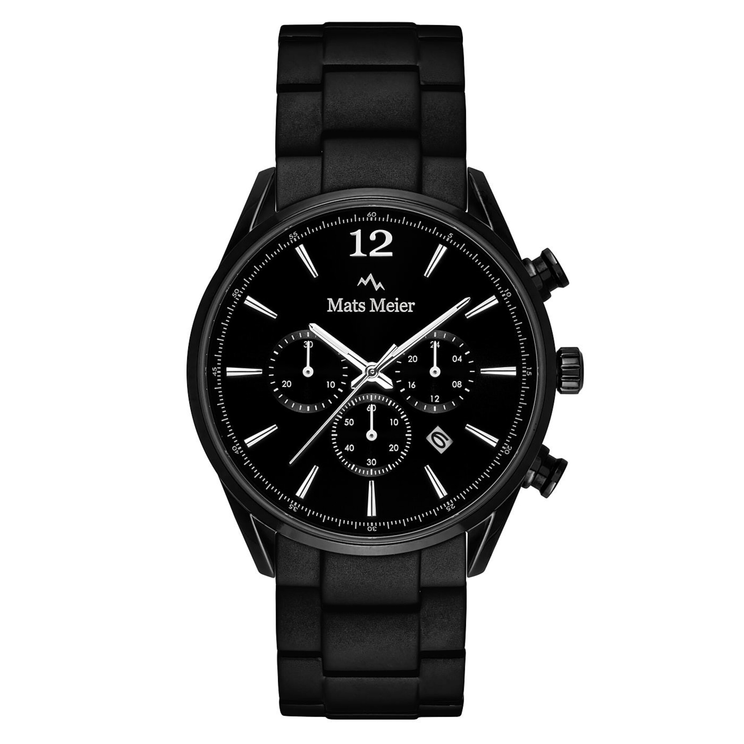 Mats Meier Analog Watch in Black: front