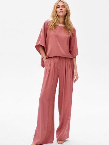 Blue Shadow Wide leg Pants in Pink