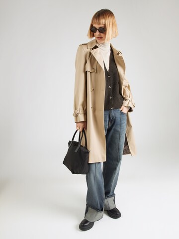 Gilet in maglia 'PCSILLY' di PIECES in marrone