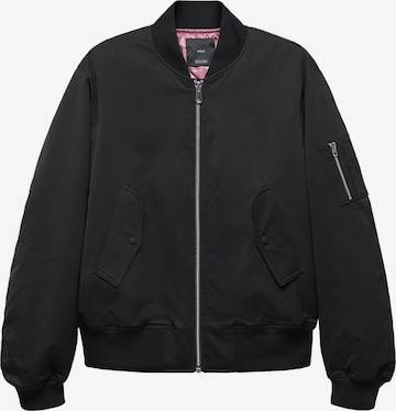 Veste mi-saison 'Alfa' MANGO en noir : devant