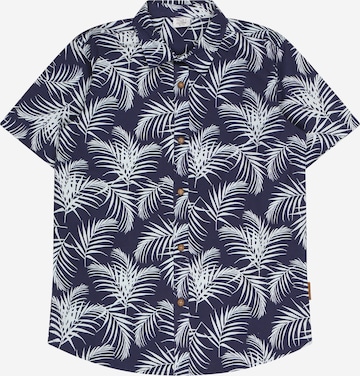 Hust & Claire Button Up Shirt 'Rio' in Blue: front