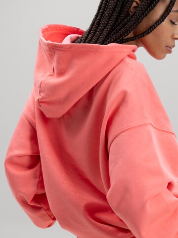 Hey Honey Sweatshirt 'Unicolor Hood' in Orange