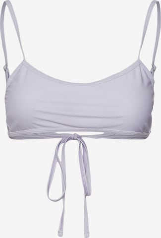 Noisy may - Bustier Top de bikini 'KARMA' en lila: frente