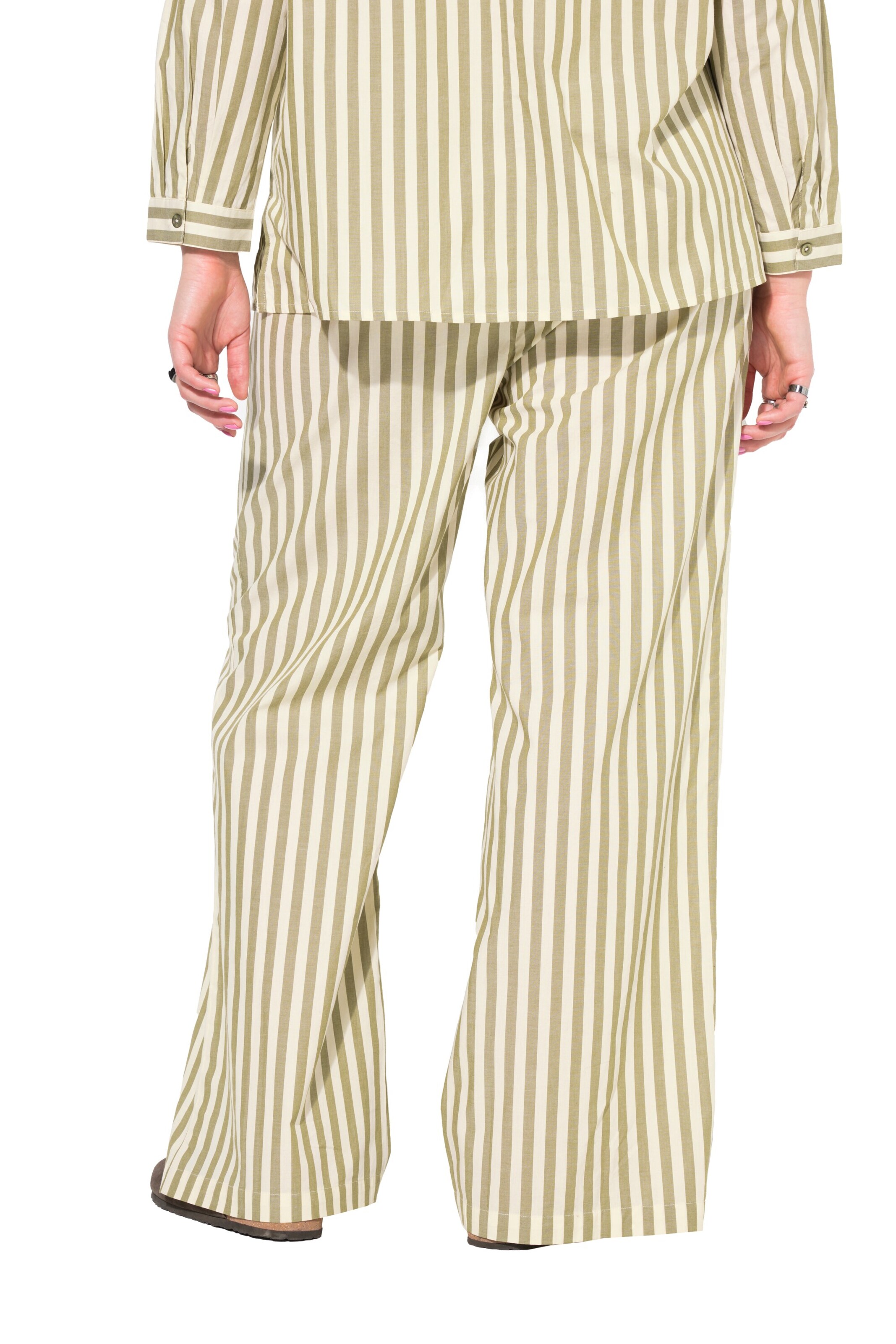 Studio Untold Wide leg Broek in Geel