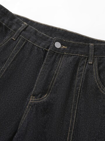 YOUTHUP Loose fit Cargo Jeans 'Weitbein' in Black