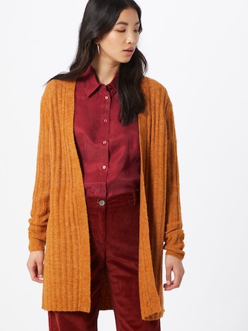 Cardigan oversize VILA en orange : devant