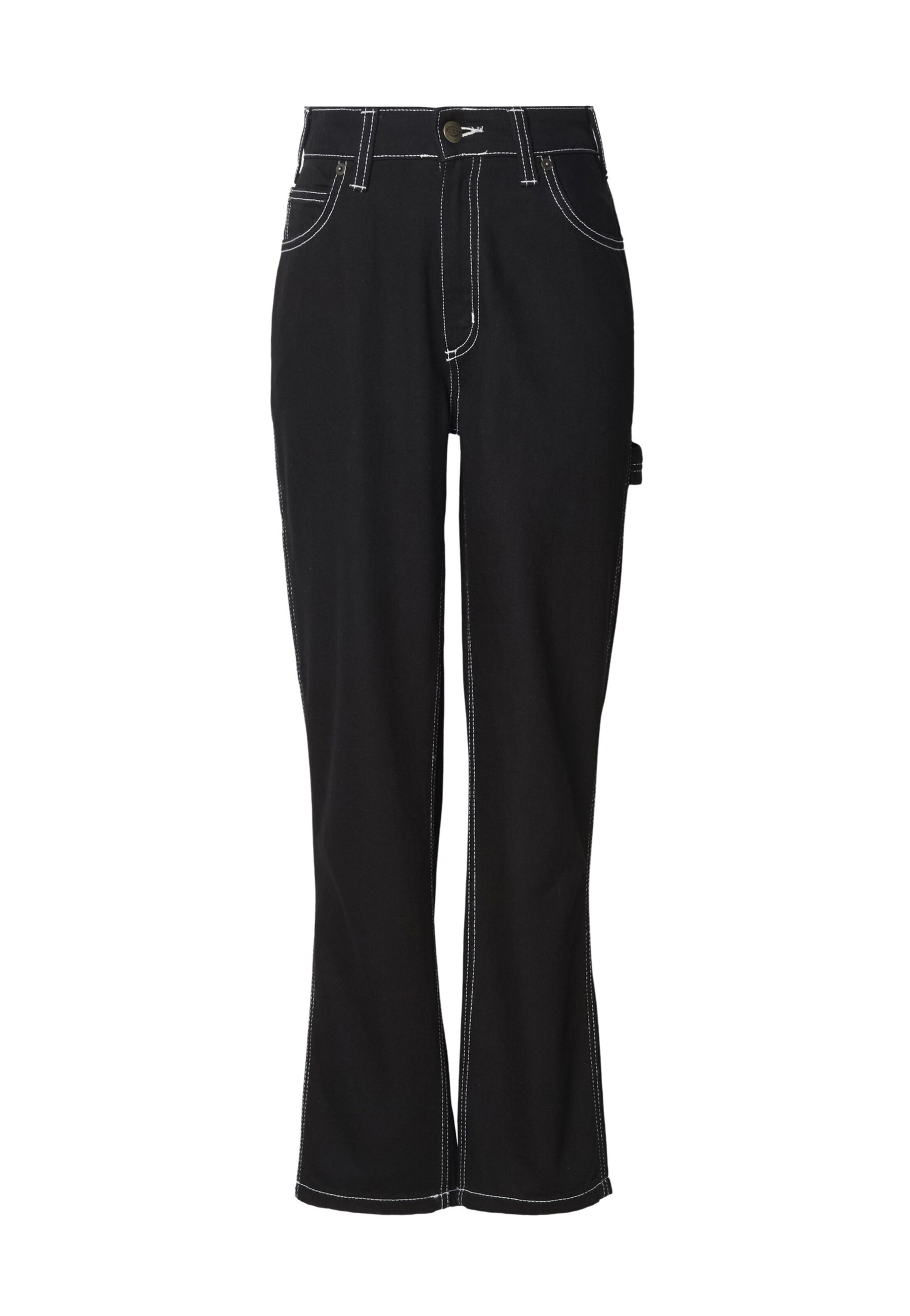 DICKIES Teksapüksid 'Ellendale', värv must: eest vaates