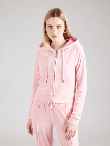 Veste de survêtement 'MADISON' Juicy Couture en rose : devant
