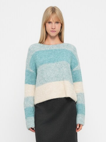 JDY Pulóver 'JDYVERONICA' - kék: elől