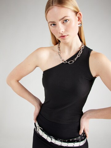 PIECES Top 'RUKA' in Black