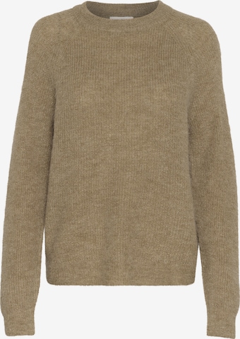 SOAKED IN LUXURY Pullover 'SLTuesday' i brun: forside