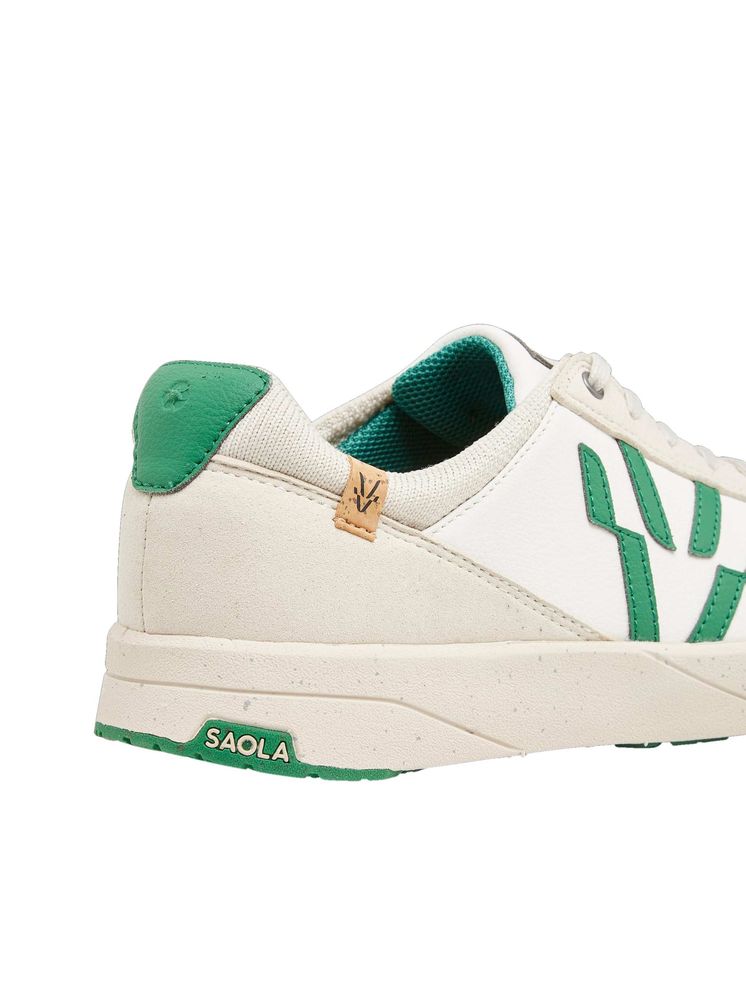 SAOLA Lace-up shoe 'Cali M White Forest' in White