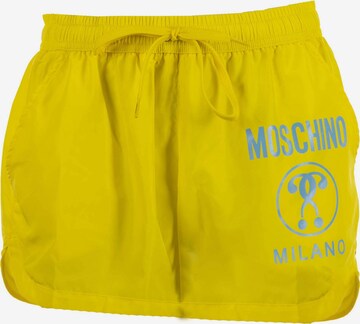 MOSCHINO Board Shorts in Yellow: front