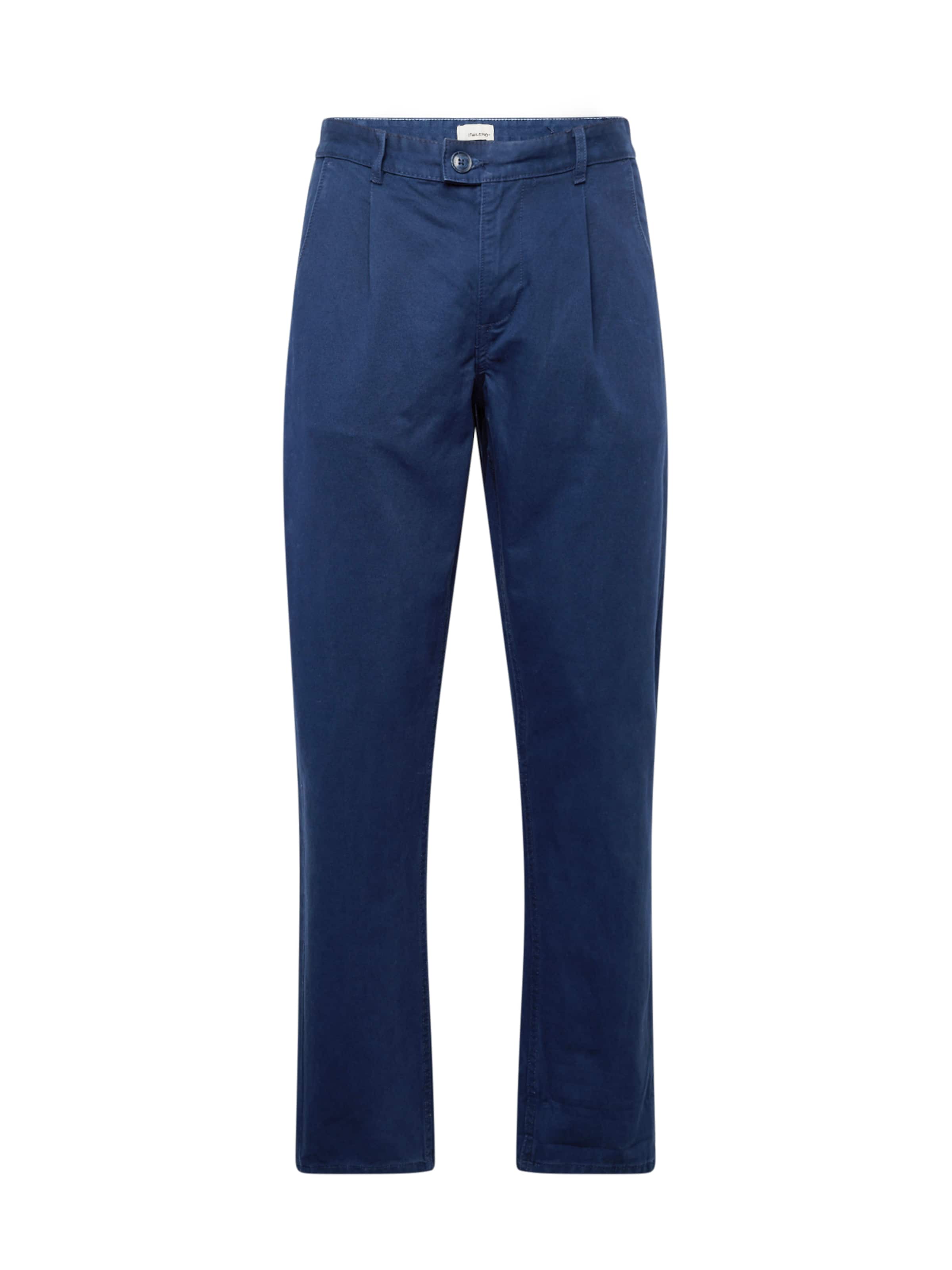 Regular Pantalon à pince BLEND en bleu : devant