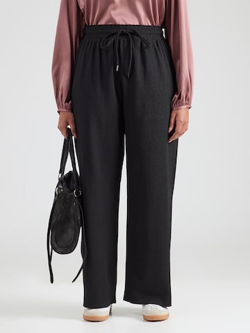 ONLY Carmakoma Zvonové kalhoty Kalhoty 'CARALTA' – černá: přední strana