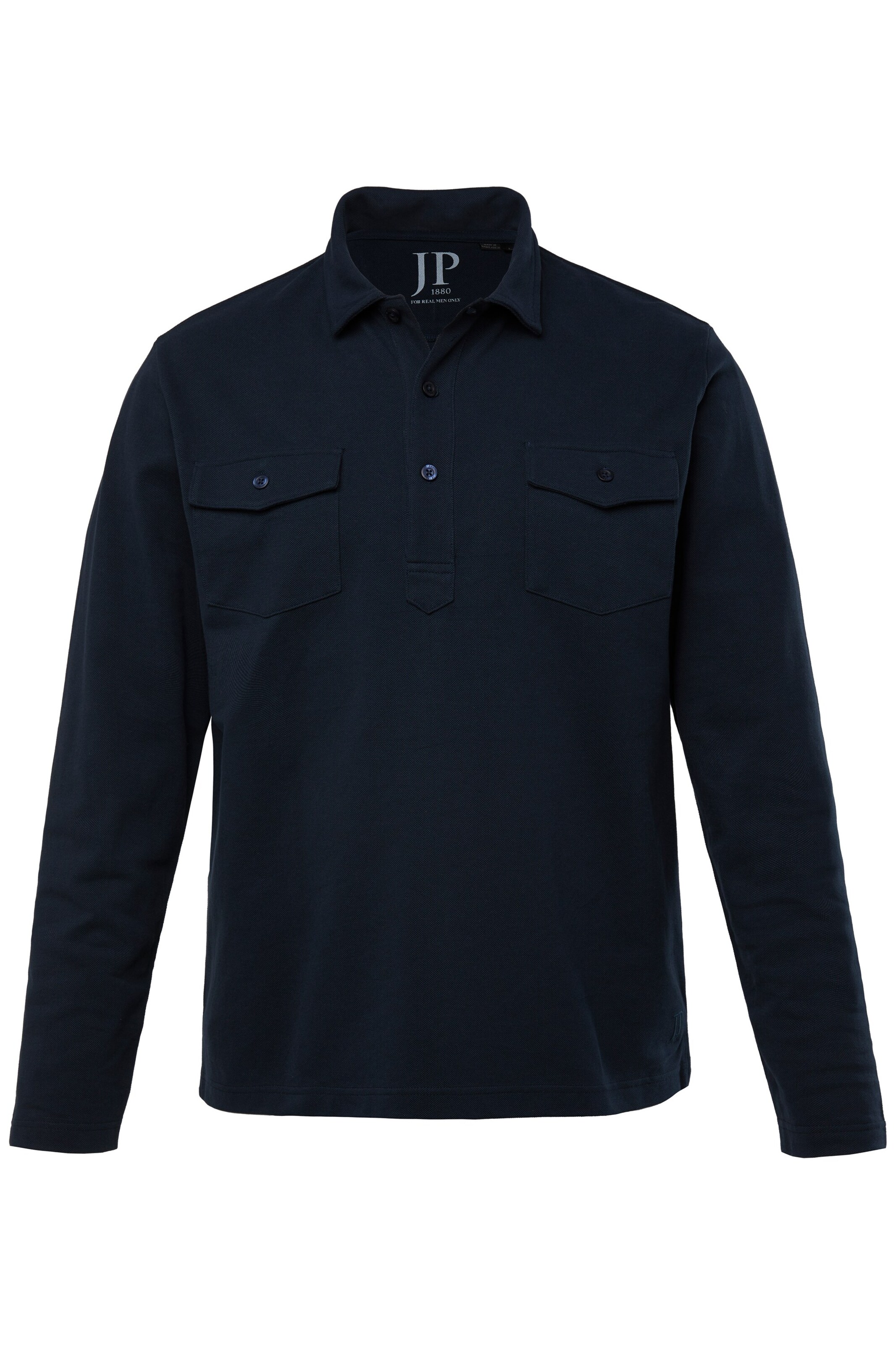 JP1880 Poloshirt in Blau: Vorderseite
