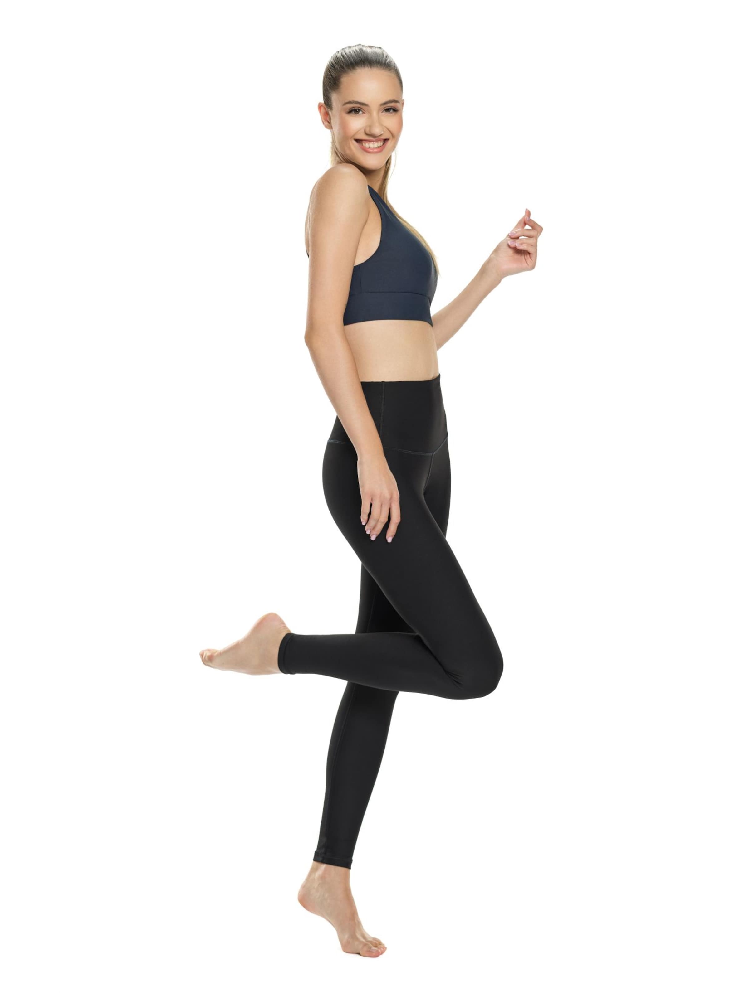 Skinny Pantalon de sport 'HWL117C' Winshape en noir