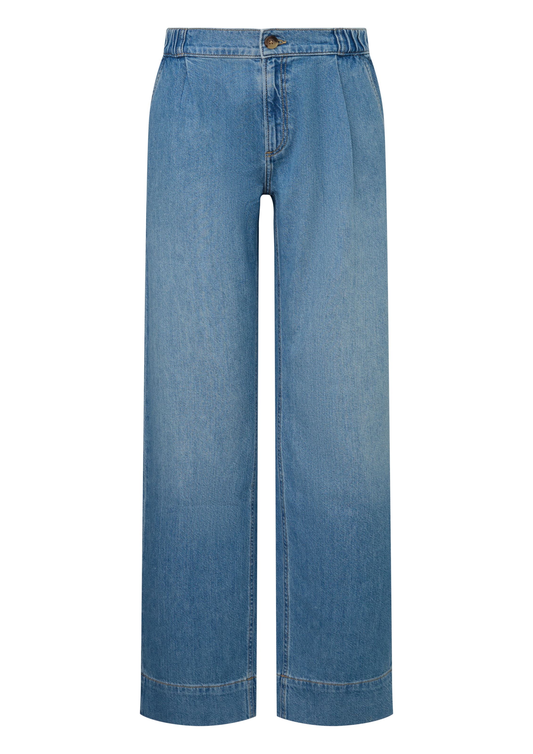 QS Regular Jeans in Blau: Vorderseite
