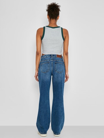 Noisy may Wide Leg Jeans 'Amanda' in Blau