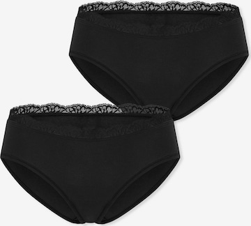 Slip SCHIESSER en noir : devant