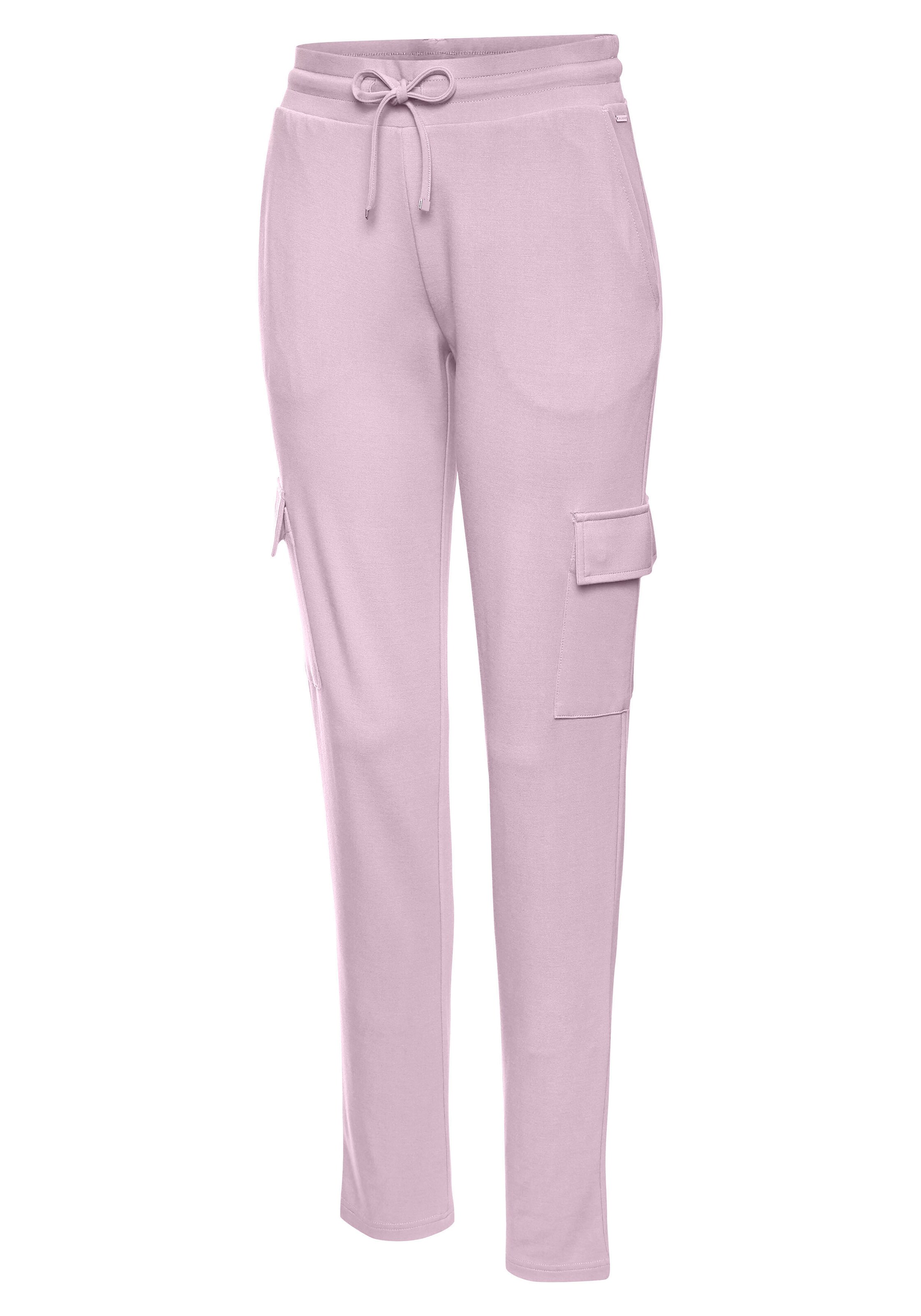 LASCANA Regular Cargo Pants in Beige