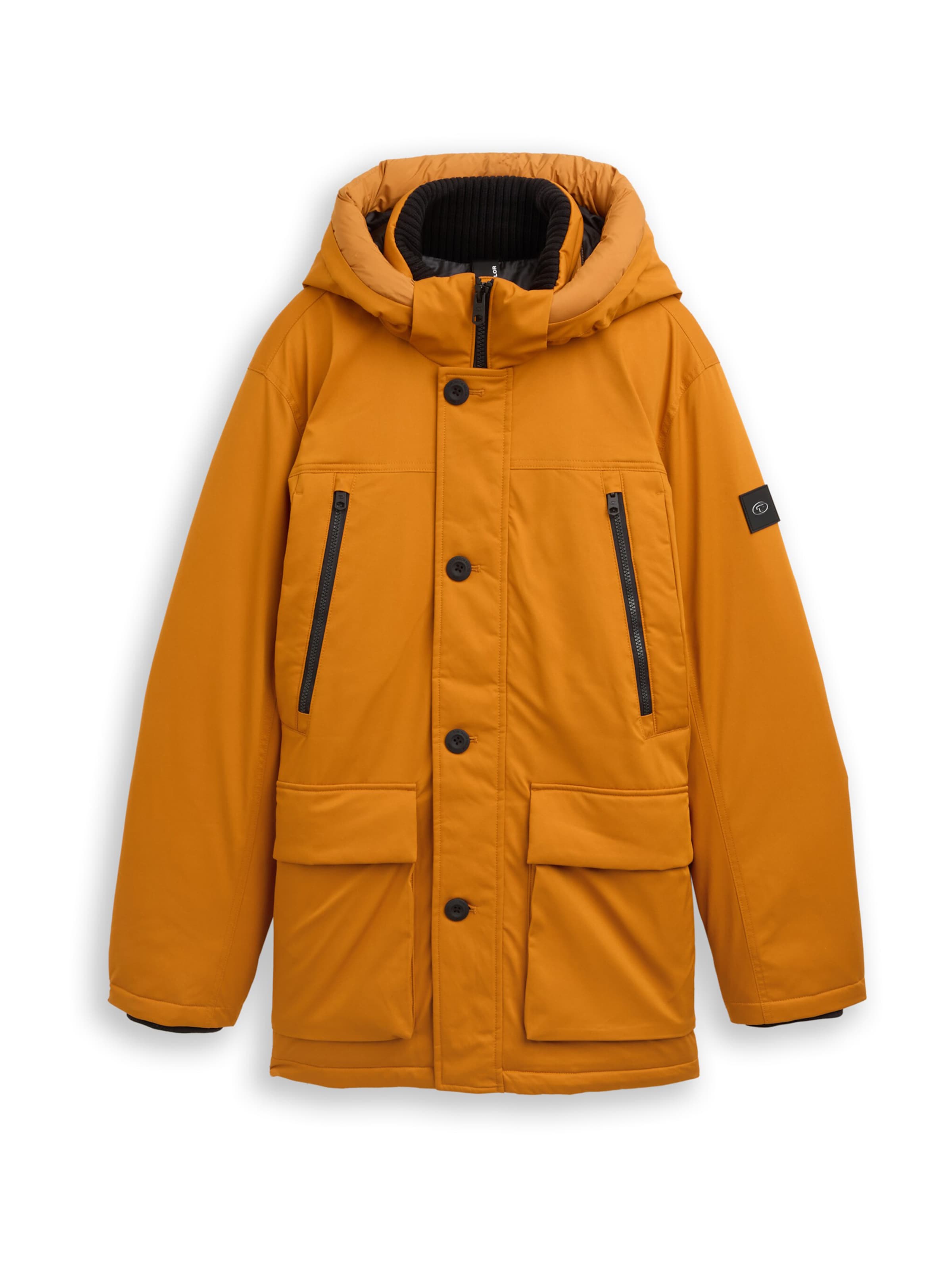 TOM TAILOR Zimska jakna | rjava barva: sprednja stran