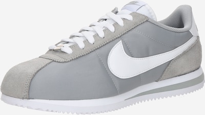 Nike Sportswear Matalavartiset tennarit 'Cortez' värissä hopeanharmaa / savunharmaa / valkoinen, Tuotenäkymä