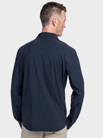 Schöffel Regular Fit Funktionshemd 'Calmay' in Blau