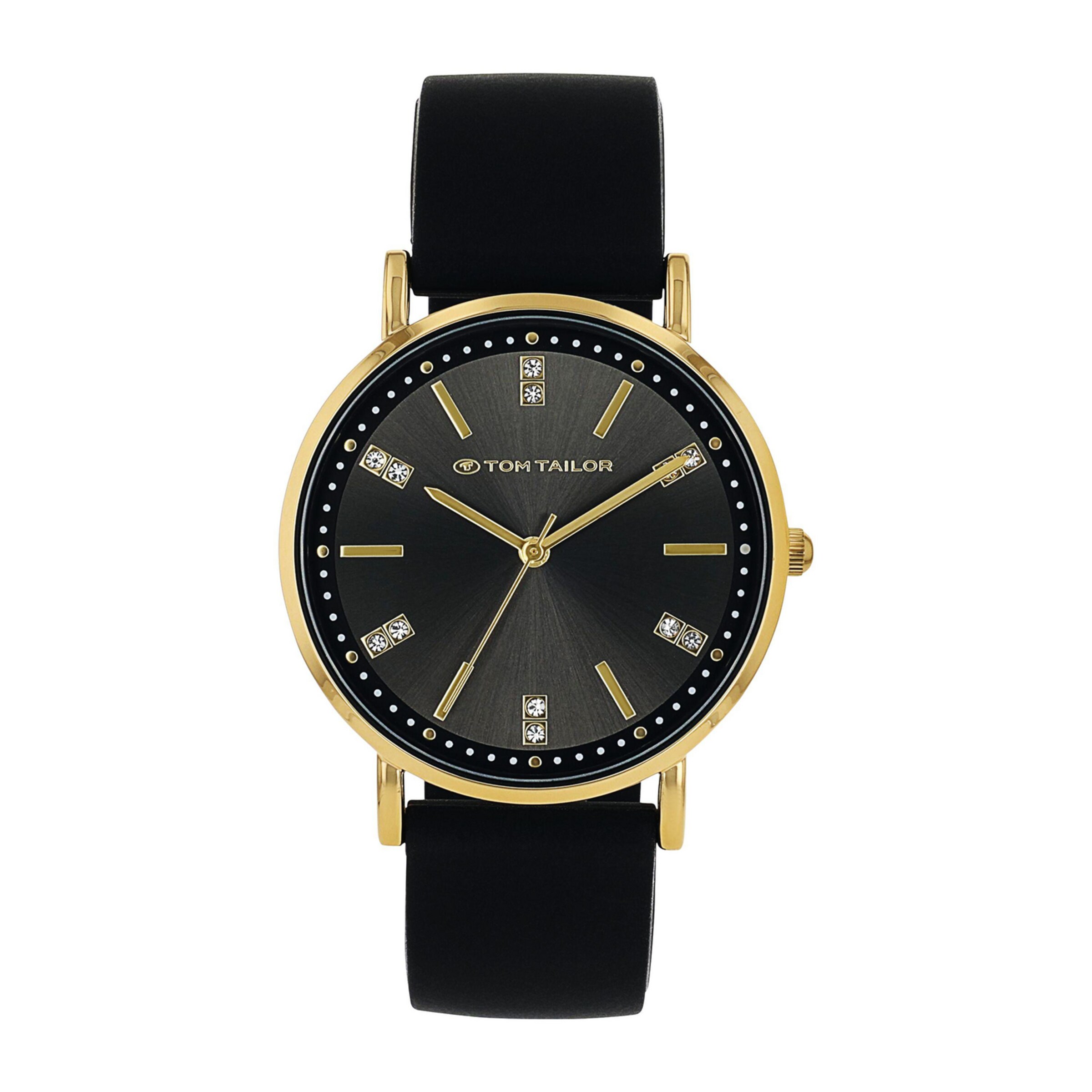 TOM TAILOR Uhr in Schwarz: Vorderseite