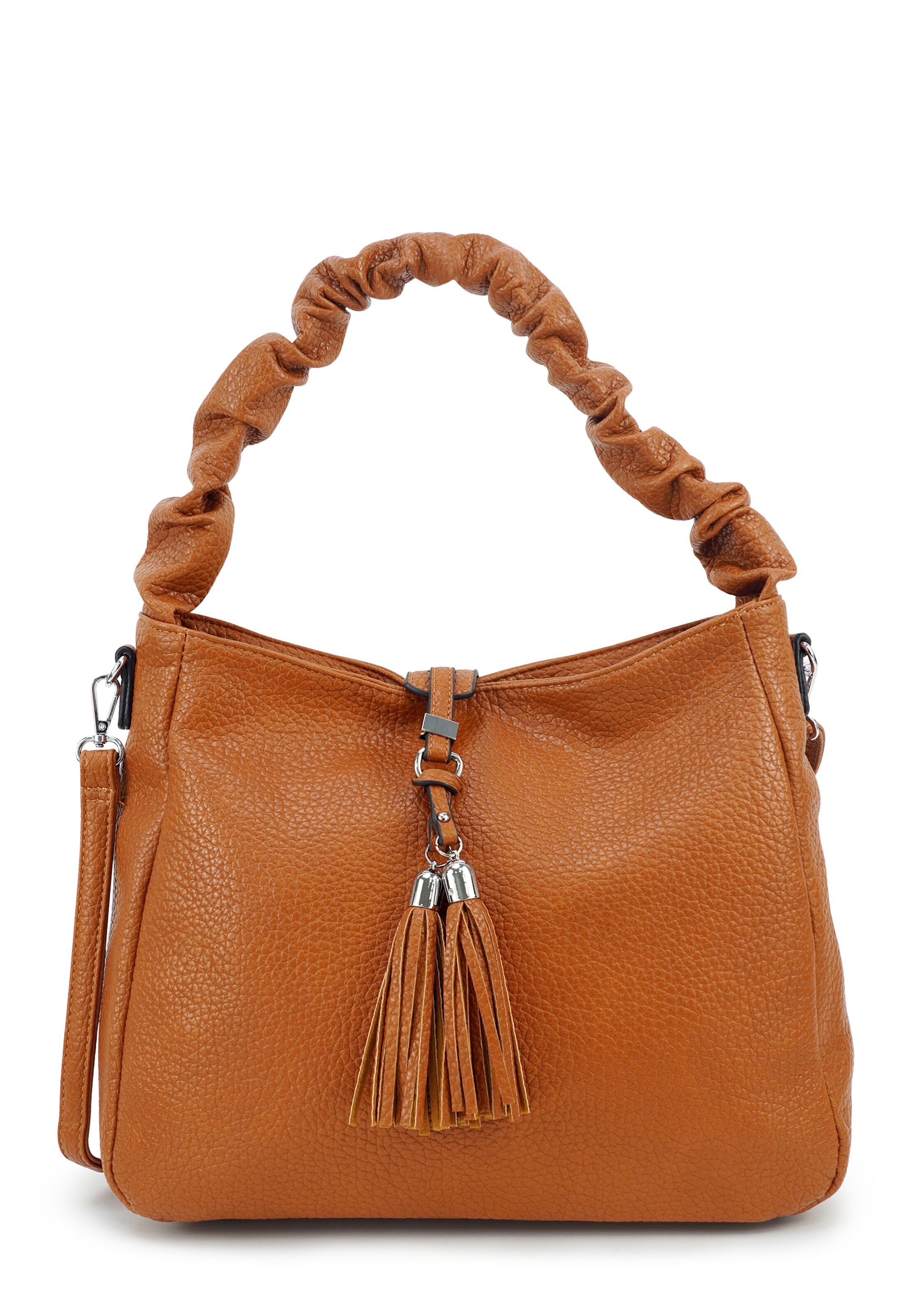 HARPA Shoulder Bag 'FLORIN' in Brown: front