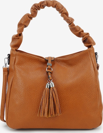 HARPA Schultertasche 'FLORIN' in Braun: Vorderseite