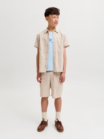 Jack & Jones Junior Comfort Fit Hemd in Beige