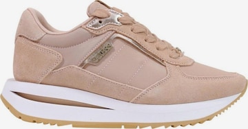 Sneaker bassa 'ENERGY5 FLTEG5 LEA12' di GUESS in beige: frontale