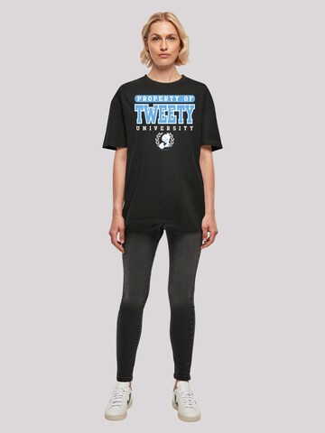 T-shirt oversize 'Looney Tunes Tweety Property Of University' F4NT4STIC en noir