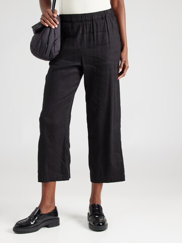 PULZ Jeans Loose fit Pants 'LUCA' in Black: front