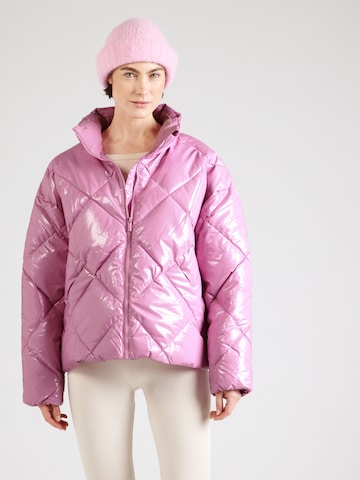 Aim'n - Casaco de inverno 'Diamond Quilt' em rosa: frente