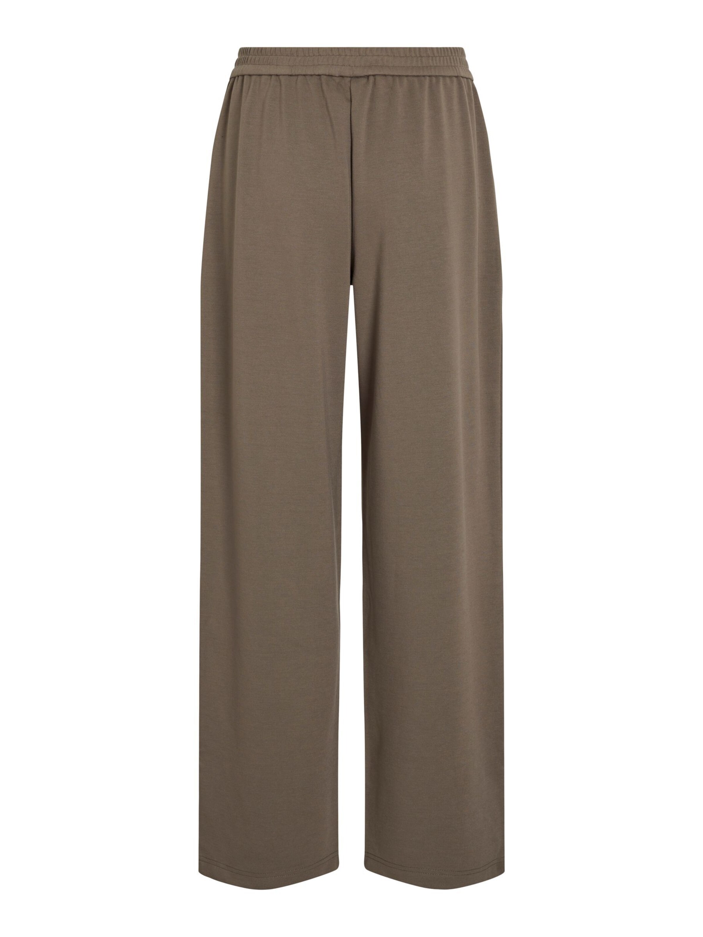 VILA Loose fit Trousers 'VIEllie' in Grey