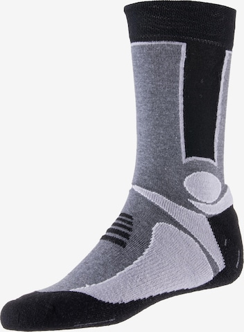 ROHNER Athletic Socks 'Trekking ' in Grey: front