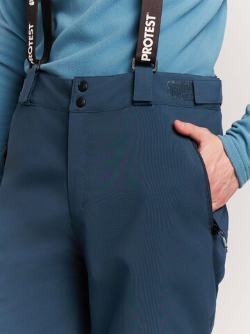PROTEST Regular Workout Pants 'PRTChester' in Blue