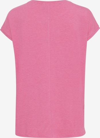 ICHI T-shirt i rosa