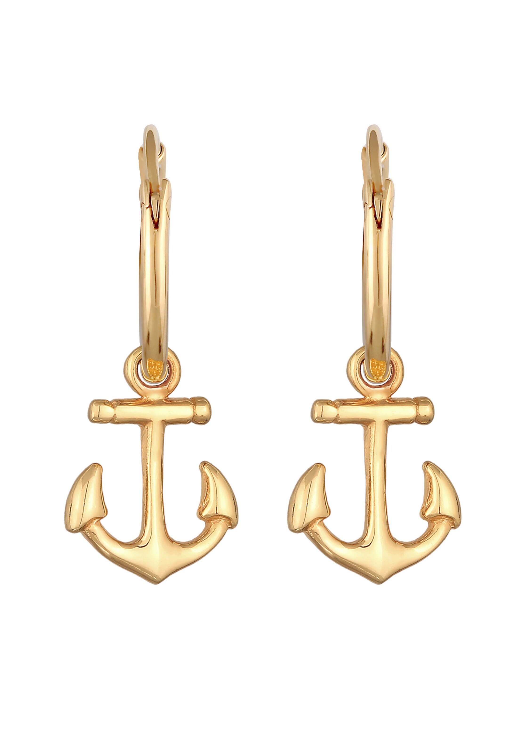 ELLI Ohrringe 'Anker' in Gold