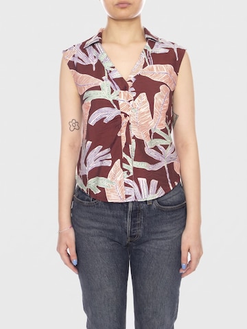 Camicia da donna 'MANGROVE FLOWERS PRINT SHIRT' di wild pony in colori misti