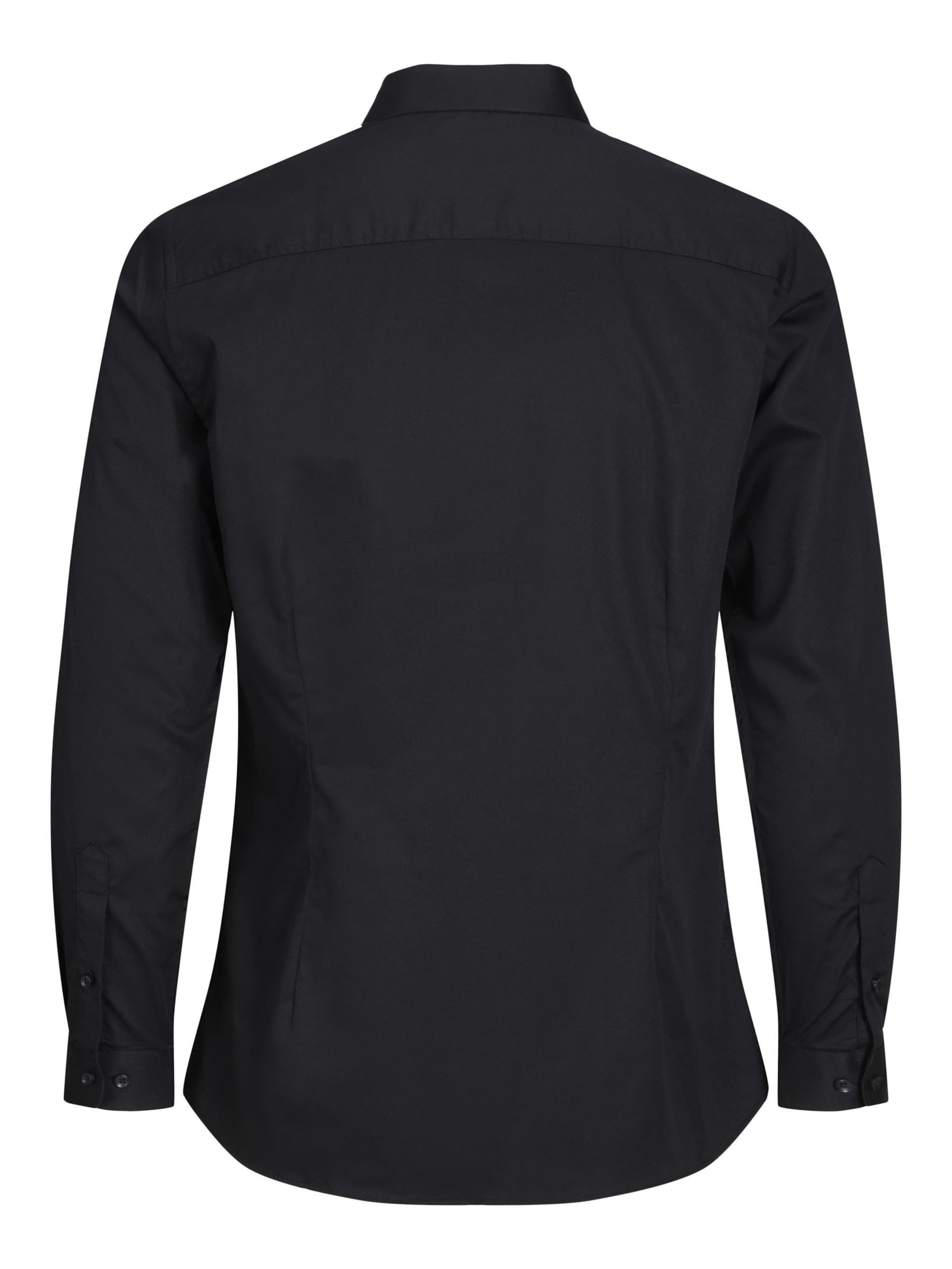 Jack & Jones Premium Cупер слим Рубашка 'Parma' в Черный