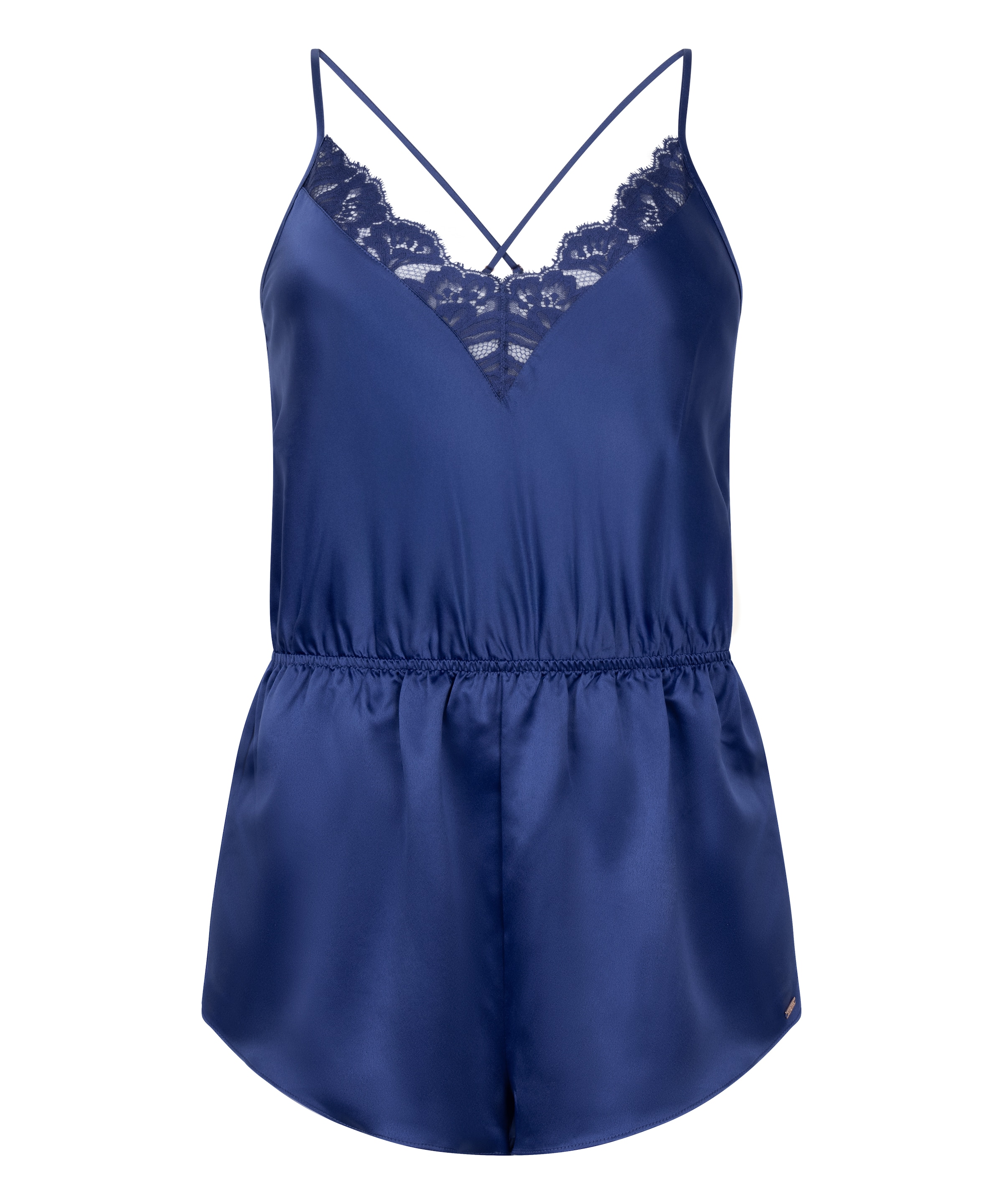 Hunkemöller Pyjama 'Grace' in Blauw: voorkant