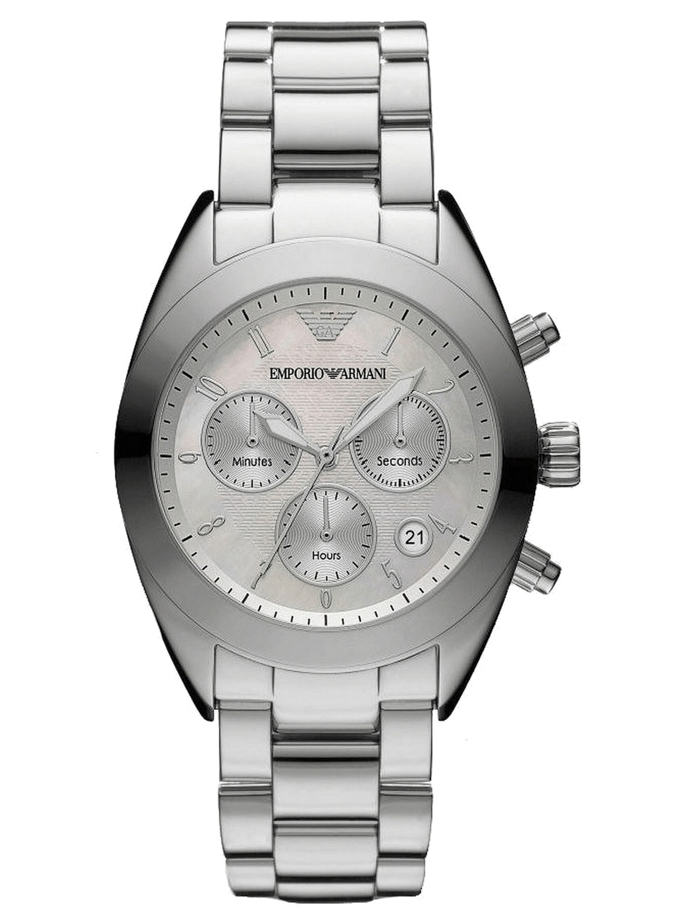 Emporio Armani Analog watch 'Chronograph' in Silver, Item view