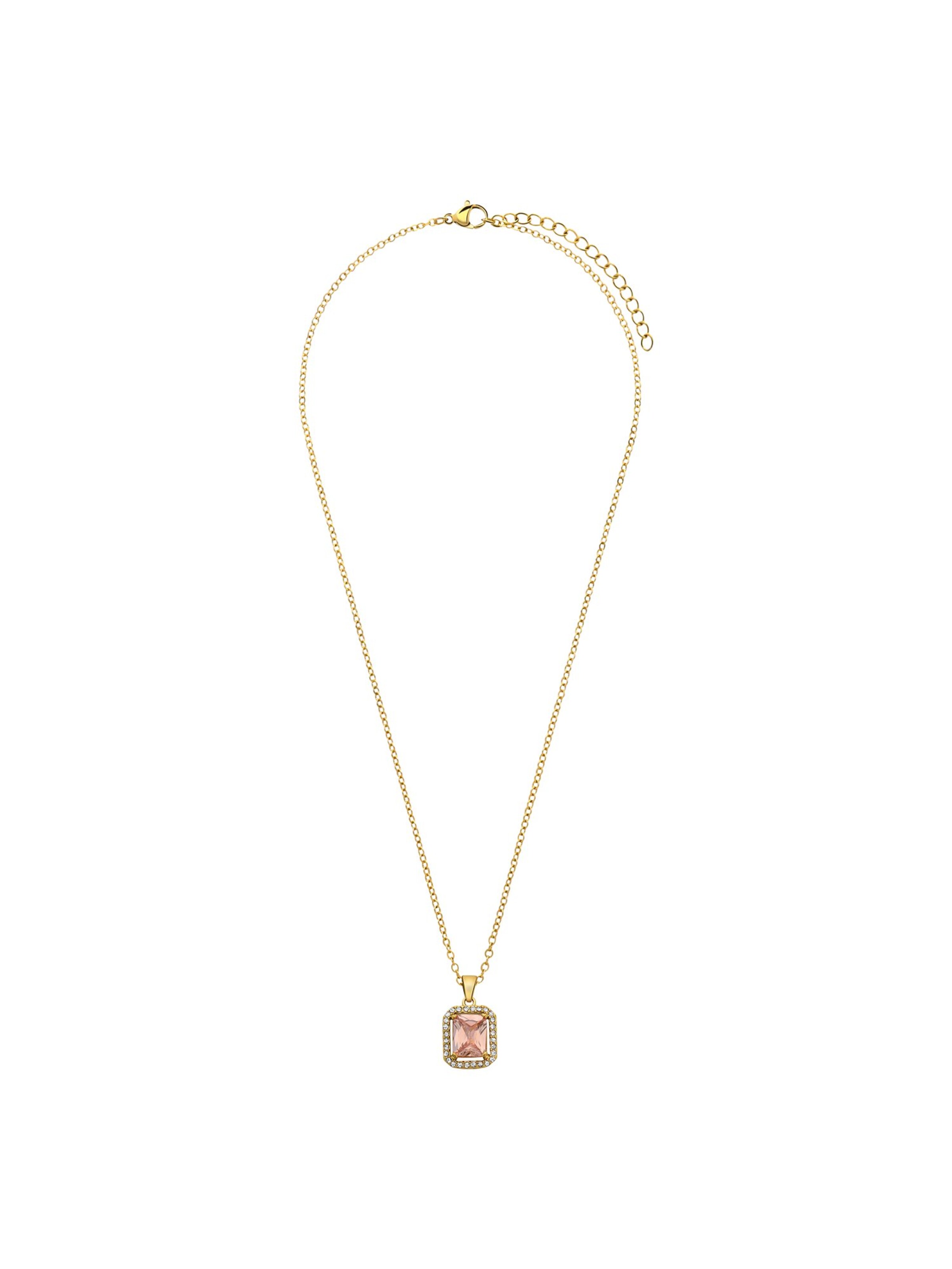 Lucardi Necklace in Gold: front