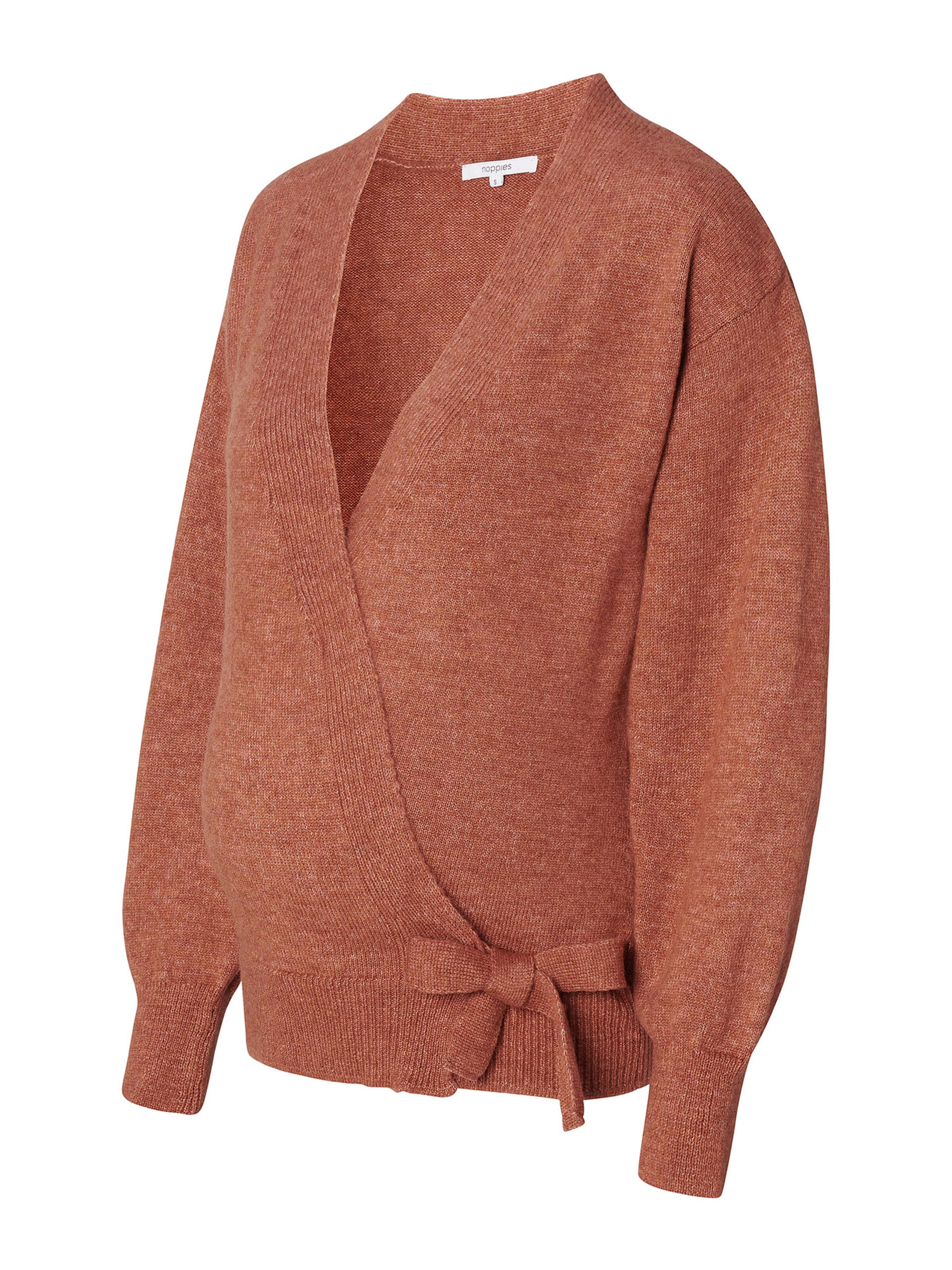 Noppies Gebreid vest 'Cecia' in Bruin