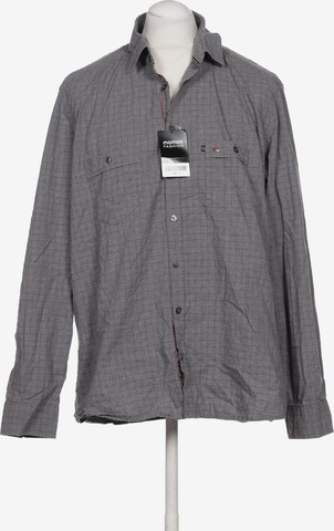 JUPITER Button Up Shirt in XL in Grey: front