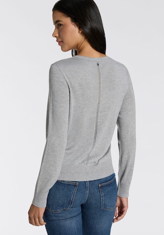 BOSS Orange Strickjacke in Grau